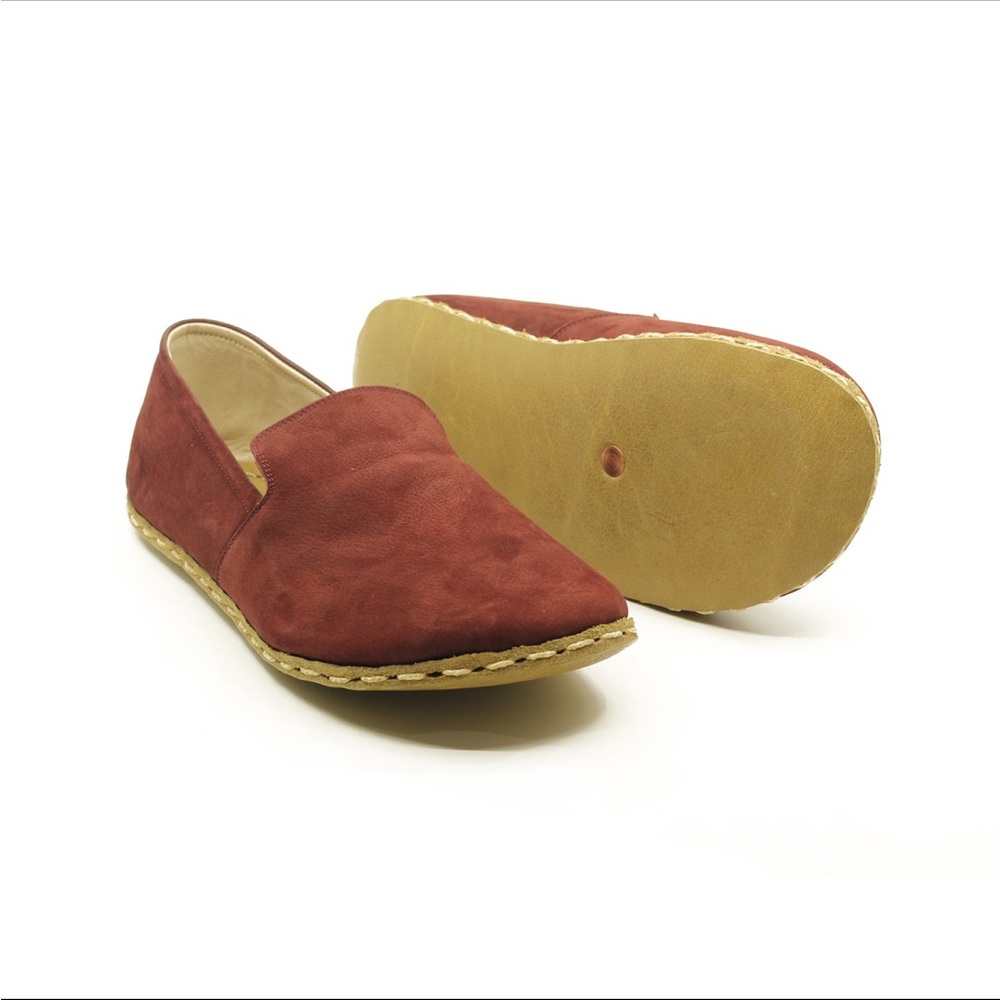 handmade grounding barefoot slip ons from Nefes